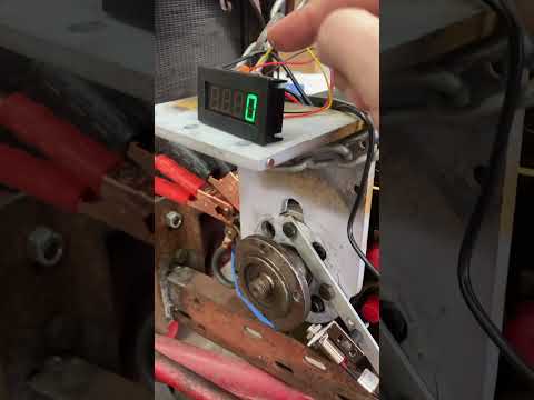 Tachometer for DC motor in electric tractor #evconversion
