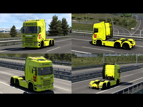 SKIN SCANIA R 2016 WÜRTH 2.0 1.40 1.46