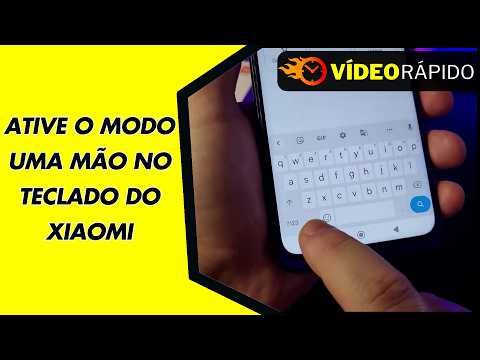 ATIVE O MODO UMA MÃO NO TECLADO DO XIAOMI