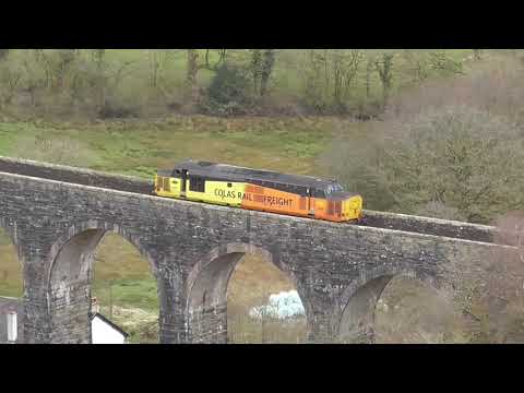 Colas Rail Class 37 No. 37421 Crosses Cynghordy Viaduct 08/04/2021 | I Like Transport