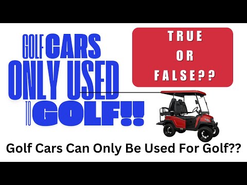 FAQ Fridays - Electric Golf Cars Only Have One Purpose? True or False? Michelle Weir LUXE Electric