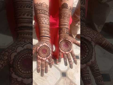 wait for end❤️🔥||full hand mehndi || #mehndi #henna #viral #ytshorts #youtubefeed #hennadesign
