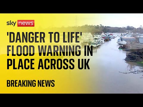 Flooding in Leicestershire as hundreds of alerts in place across UK