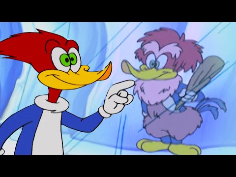 Woody the Caveman?! | Woody Woodpecker