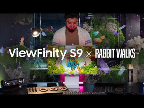 ViewFinity S9: Breaking the Boundaries of Video Content with RABBIT WALKS | Samsung