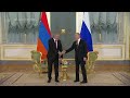 Vladimir Putin meets Armenia PM Nikol Pashinyan in Moscow  - 01:00 min - News - Video