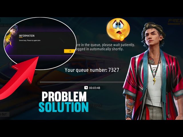 Server Busy Problem Free Fire | Network Connection Error Free Fire | Timeout Problem Free Fire