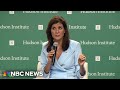 Nikki Haley says she will be voting for Trump in 2024 election