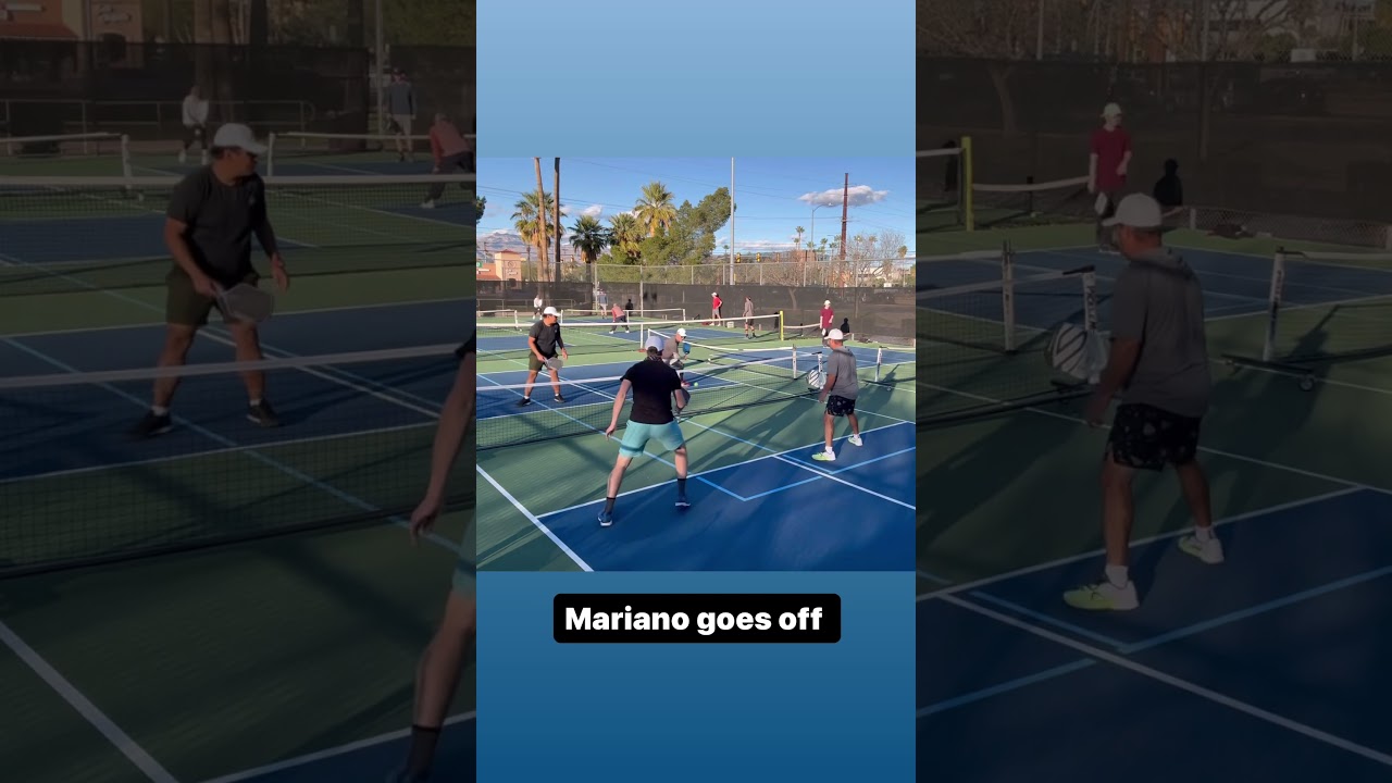 Mariano goes off #pickleball