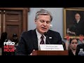 WATCH LIVE: FBI Director Wray testifies on bureaus budget in Senate appropriation hearing