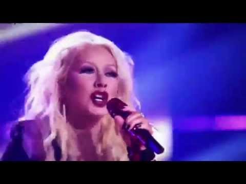 Christina Aguilera singing on The Voice Season 10