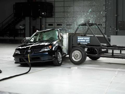 Видео краш-теста Subaru Impreza 2005 - 2007