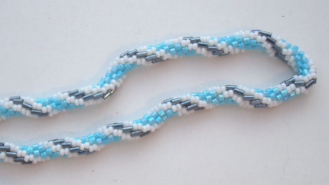 BeadsFriends: Beaded Crochet Rope Tutorial - How to make a crochet rope ...