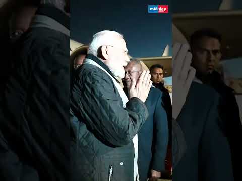 PM Narendra Modi Arrives in Namibia Plays Tribal Drum Steals the Show in Africa  47 thousand views  play Short