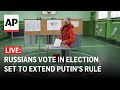 LIVE: Russians vote in presidential election set to extend Putin’s rule