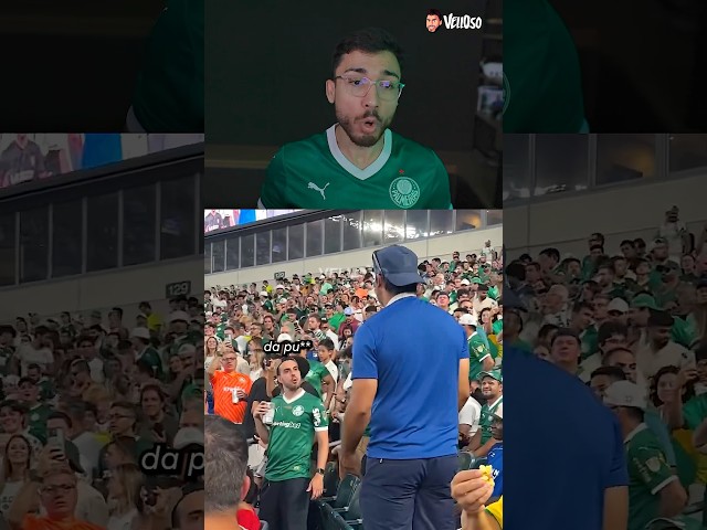 Leitura labial de um torcedor do Chelsea que provocou a torcida do Palmeiras no Mundial de Clubes.