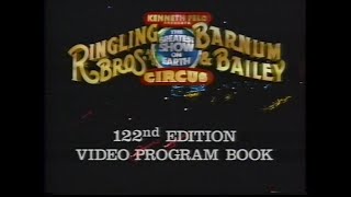 Ringling Bros. and Barnum & Bailey 122nd Edition Video Program Book (1992)