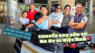 First time making an appointment to travel to Vietnam with Hung's younger brother