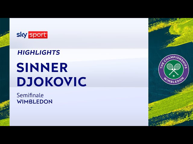 Sinner-Djokovic: gli highlights della semifinale | Wimbledon