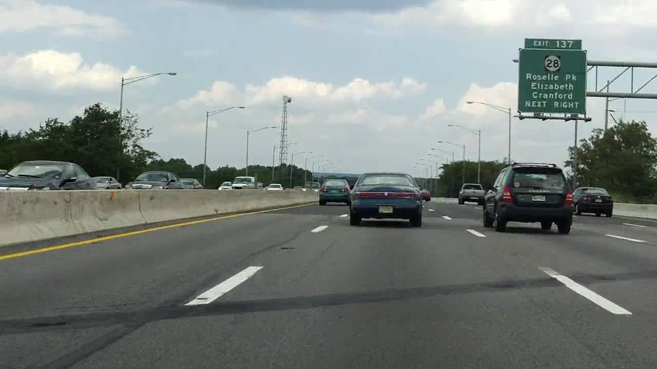 Garden State Parkway (Exits 135 to 142) northbound - YouTube