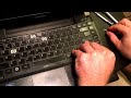 Toshiba Protege R835 laptop keyboard removal replacement