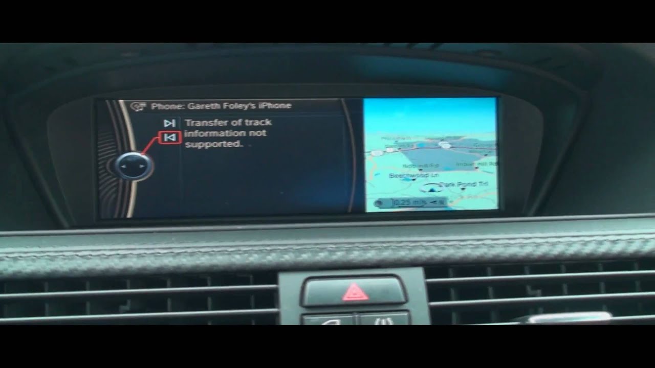 Bluetooth Music Streaming With BMW's iDrive YouTube