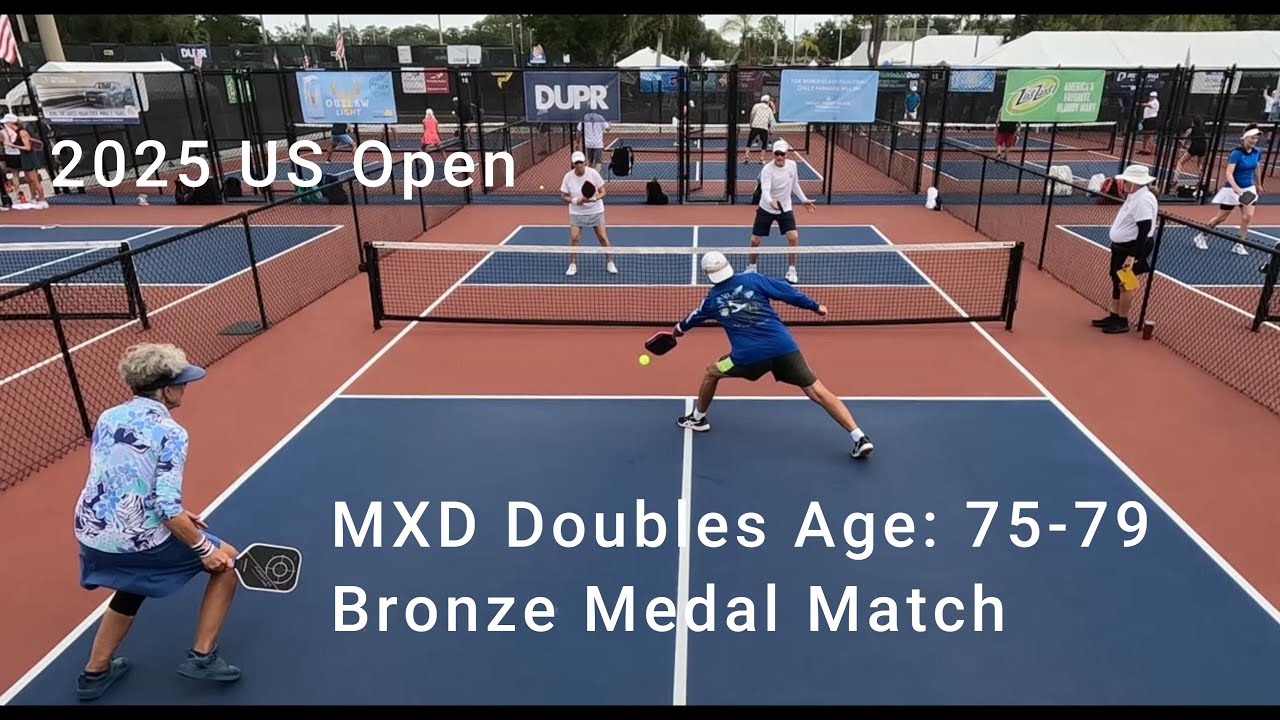 MXD Doubles Age: 75-79 Bronze Medal Pickleball Match - US OPEN 2025