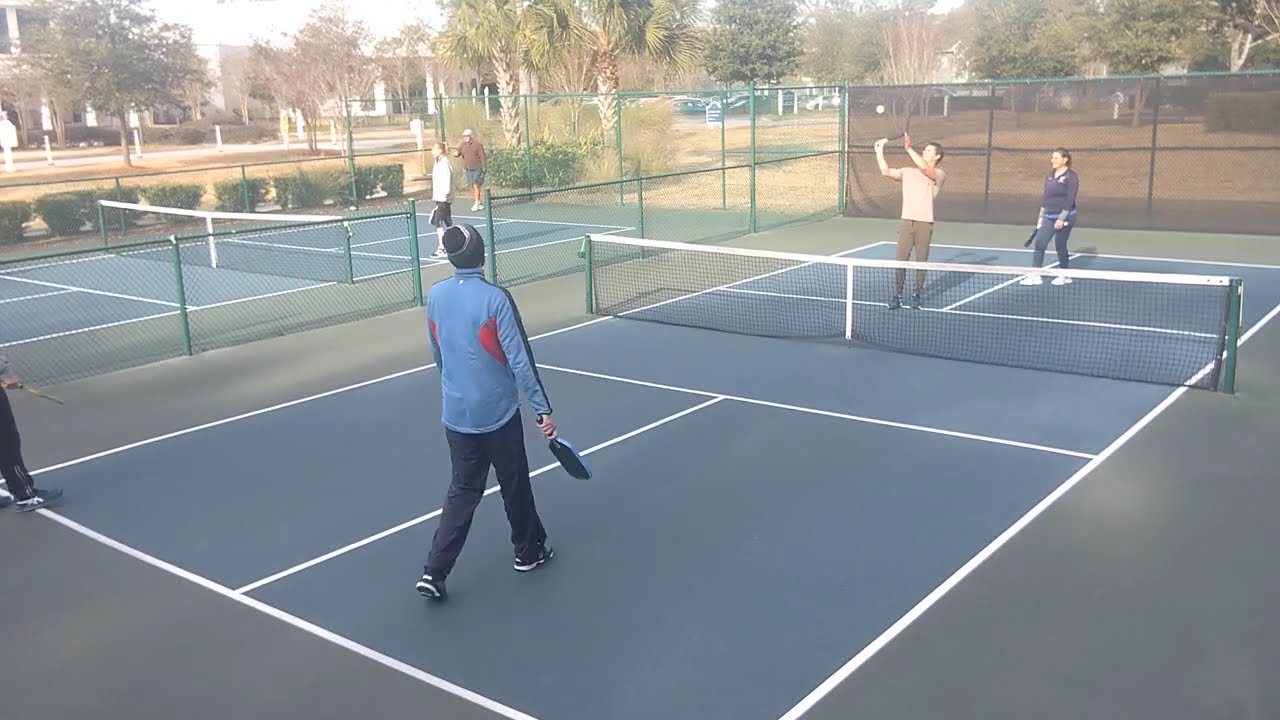 WILD! 5.0 MIXED (BRO SIS) VS 4.5 MEN! 4.5 Pickleball Rec Game at Kingston in Myrtle Beach, SC
