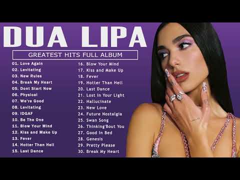 DuaLipa Greatest Hits Full Album 2023 - DuaLipa Best Songs Playlist 2023
