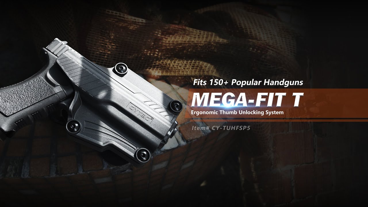 Mega-Fit T Holster(Thumb release button holster) l Cytac user manual