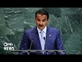 WATCH: Qatari Amir, Sheikh Tamim bin Hamad Al Thani speaks at 2025 United Nations General Assembly