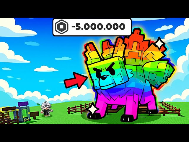 BAKAR ROBUX Demi RAINBOW Corrupted Kitsune di Grow a Garden!