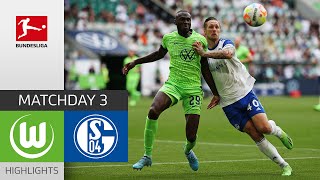 VfL Wolfsburg — FC Schalke 04 0-0 | Highlights | Matchday 3 – Bundesliga 2022/23