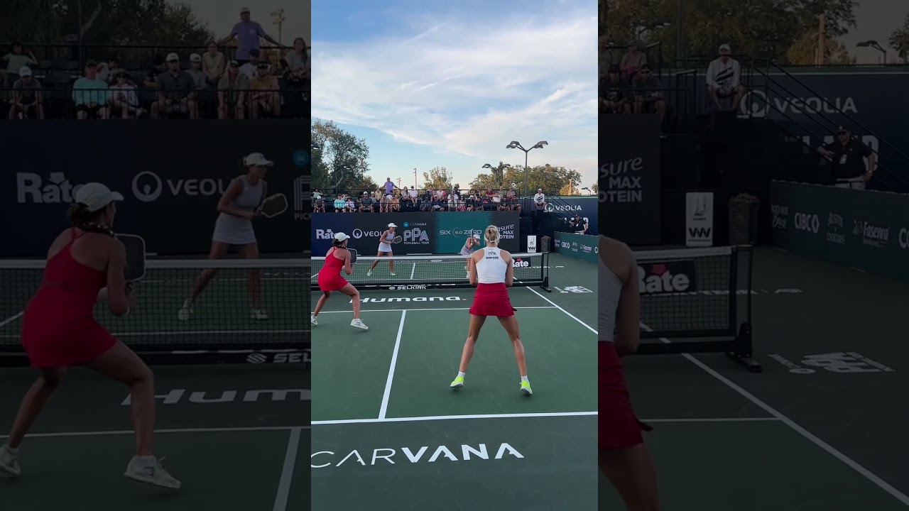 Anna Leigh Waters and Anna Bright show why they’re the best pickleball team in the world!