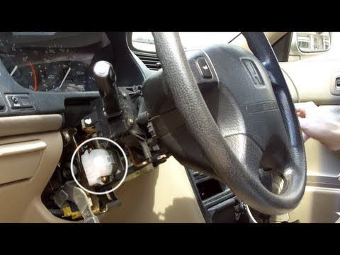 Honda Accord Ignition Switch Replacement - YouTube ford distributor wiring harness 