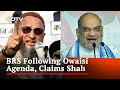 Owaisi Hits Back at Amit Shah's Anti-Muslim Stance in Chevella Public Meeting