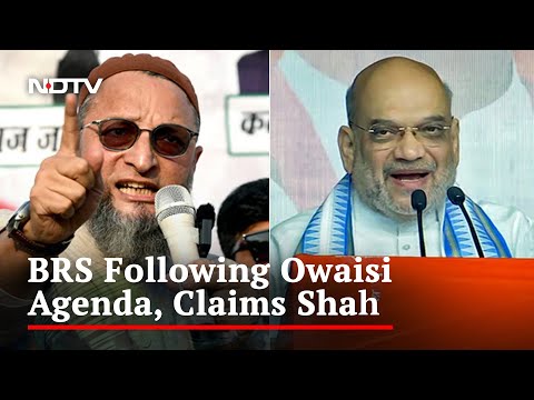 Owaisi Hits Back at Amit Shah's Anti-Muslim Stance in Chevella Public Meeting