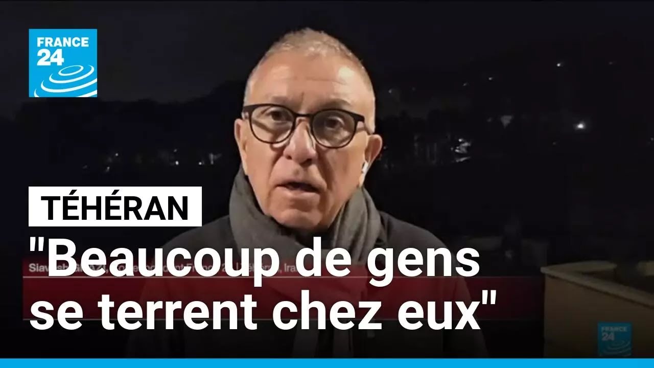 En Iran, après les frappes, "beaucoup de gens se terrent chez eux" • FRANCE 24