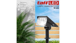 Pratinjau video produk TaffLED Lampu Taman Outdoor Solar Power Waterproof 10 LED - TS-G2202