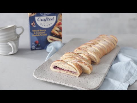 video White Wings Crafted by you Bakery – Mixed Berry & Custard Danish