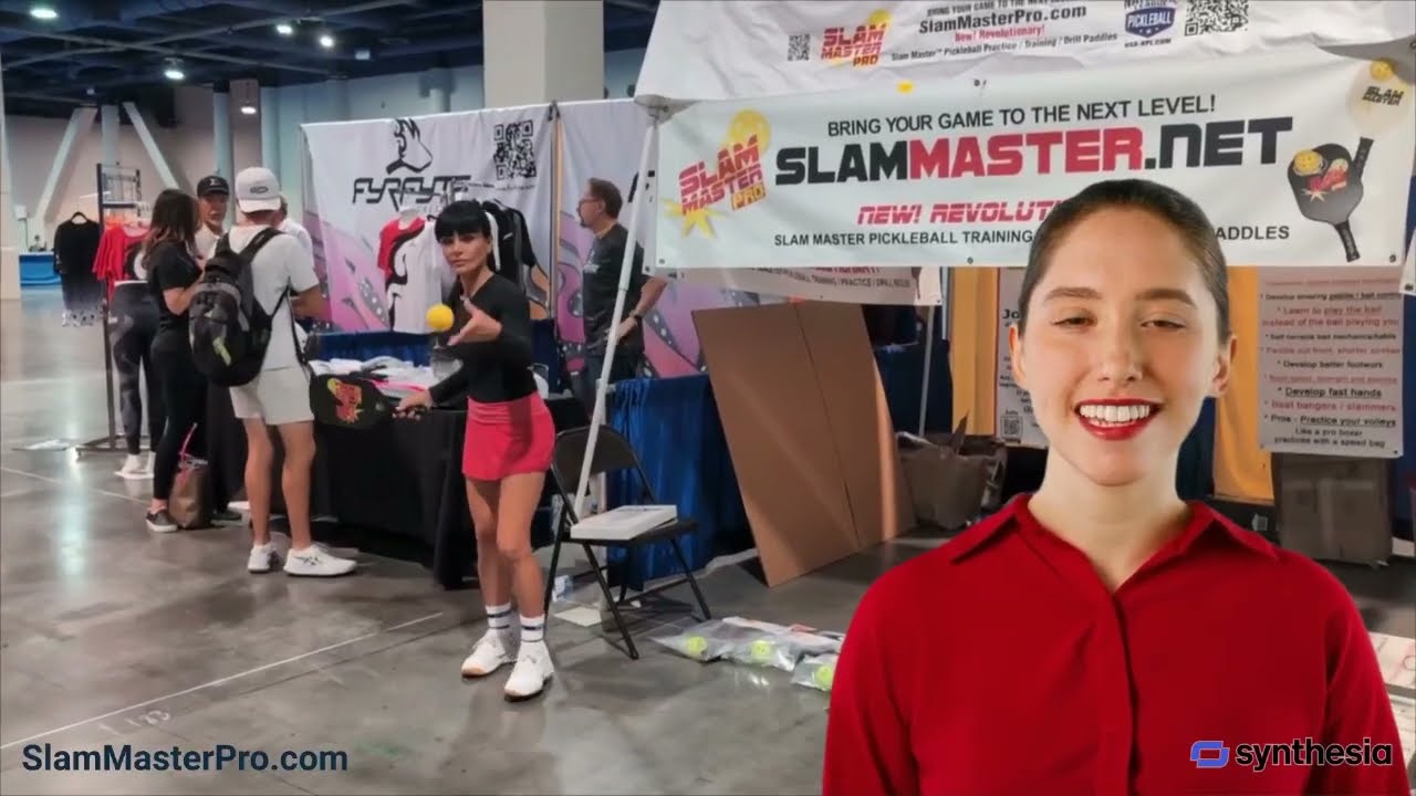 Sarah Weiss Pickleball - SLAM MASTER PRO practice/training/drill paddle - www.SlamMasterPro.com