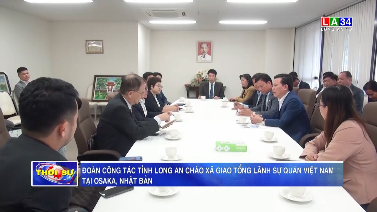 Đoàn công tác tỉnh Long An chào xã giao Tổng Lãnh sự quán Việt Nam tại Osaka, Nhật Bản