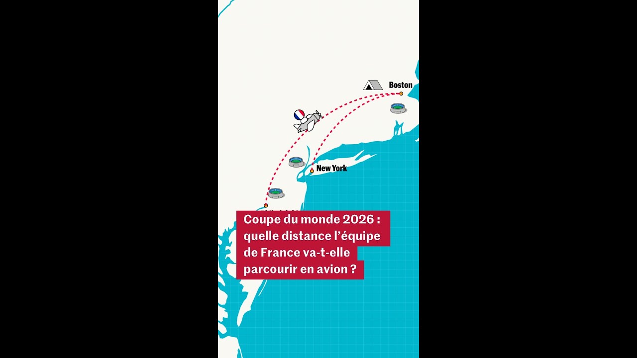Coupe du monde 2026 : quelle distance l’équipe de France va-t-elle parcourir en avion ?