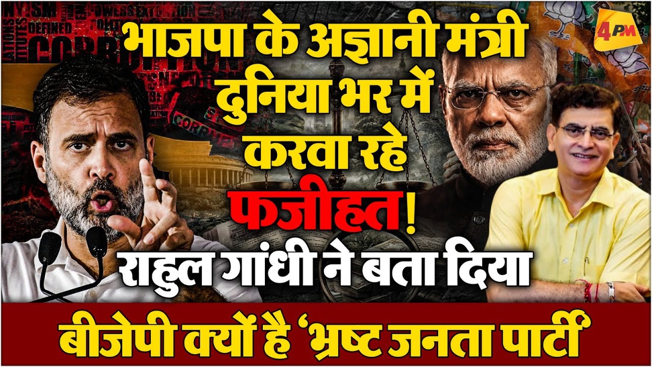 भाजपाईयों ने कसम खा रही है बेइज्जत होने की, राहुल ने उधेड़ की डबल इंजन सरकार की बखिया!