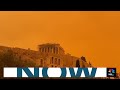 Video shows Athens landmarks shrouded in orange dust  - 01:00 min - News - Video