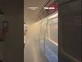 WATCH: Riders flee as flames erupt on NJ train #shorts #viral #foxnews #news #us #fox #njtransit #nj
