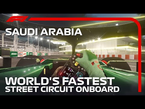 FIRST LOOK: Onboard Lap At The Brand New Jeddah Street Circuit