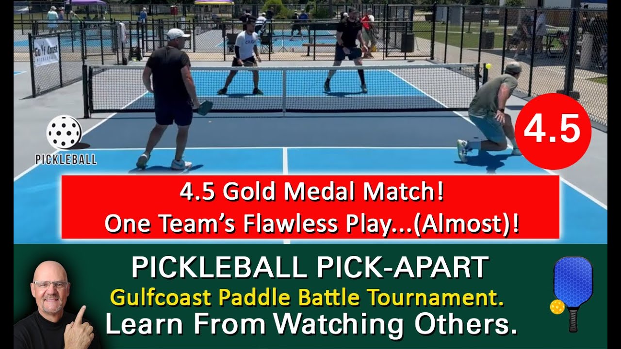 Pickleball Perfection...Almost! How To Succeed At High Level Play! Learn By Watching Others!