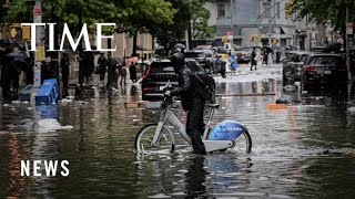 New York City Area Under State of Emergency After Storms Flood Subways and Strand People