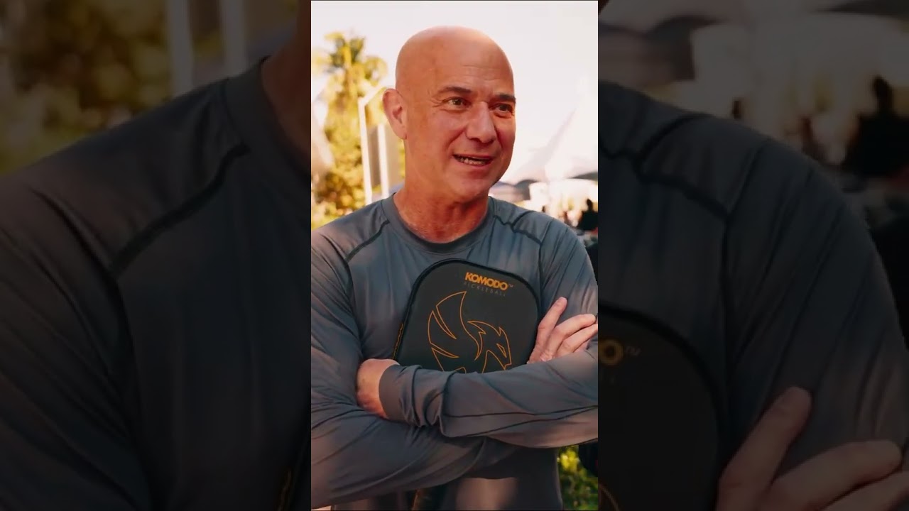👀 Andre Agassi Said To BET IT ALL On Him! #agassi #graf #pickleball #shorts